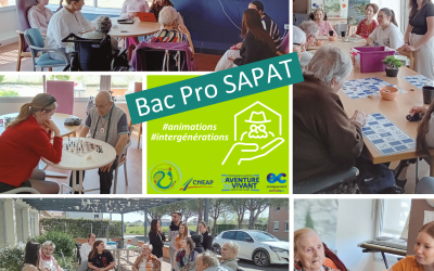 Les 1ères Bac Pro SAPAT et les résidents de l&rsquo;EHPAD « La Prade » de Rieumes