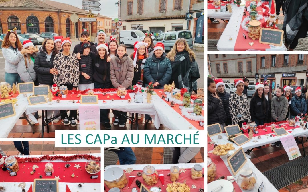 Succès des CAPa 2 SAPVER sur le marché de Rieumes !